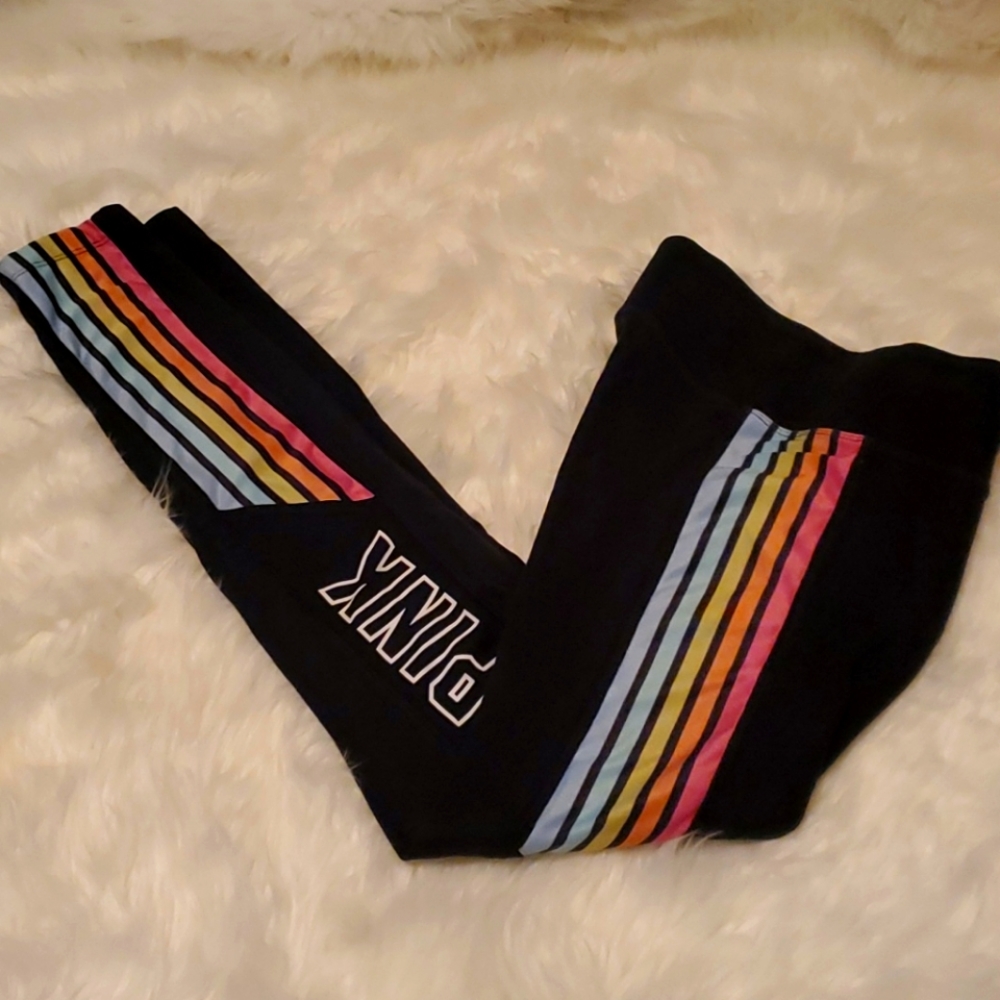 Pink leggings by Victoria Secret
